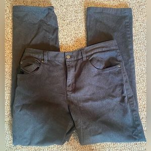 Jones New York Women’s Size 8 Gray Comfortable Stretch Wide Leg Pants